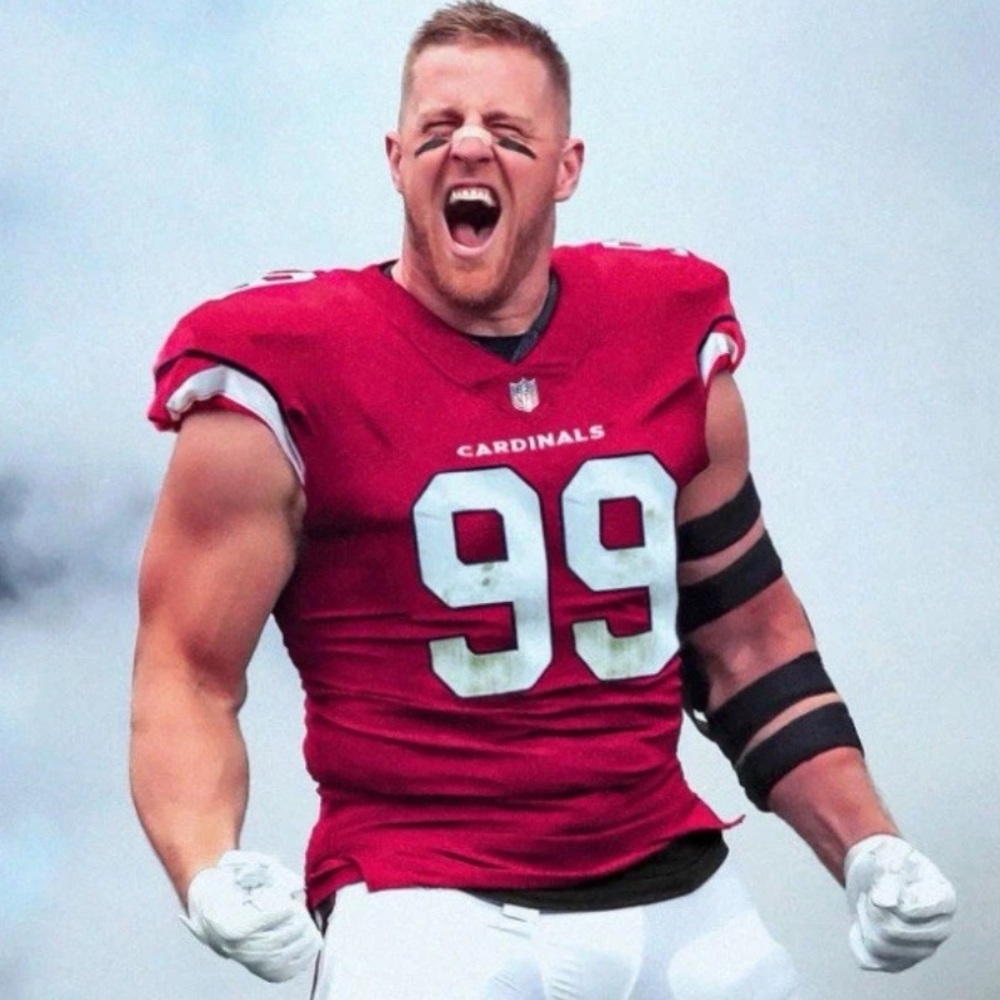 Nike Authentic Arizona Cardinals J.J. Watt #99 NFL Red Jersey Women’s Sz: Small - Picture 3 of 7